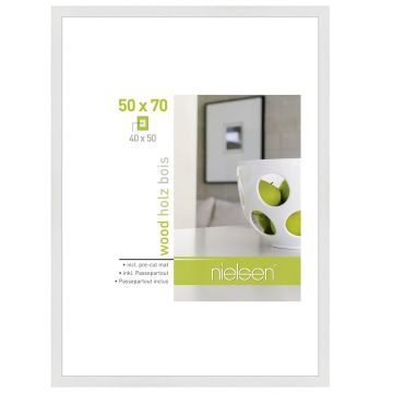 Nielsen Fotogrāfiju rāmis 8988032 Apollon Balts 50x70 / 40x50 cm