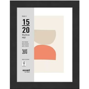 Nielsen foto rāmis 3217201 Wood 19 melns 15x20 cm