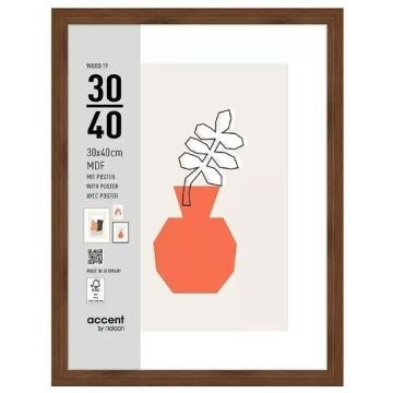 Nielsen foto rāmis 3230205 Wood 19 riekstkoka 30x40 cm