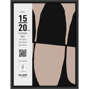 Nielsen fotoattēlu rāmis 5417126 Super 8 Black 15x20 cm