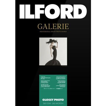 Ilford Galerie Glossy Fotogrāfijas Papīrs 260g IGPGP 13x18 100 Loksnes