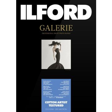 Ilford Galerie Cotton Artist Textured 310g A3+ 25 Loksnes