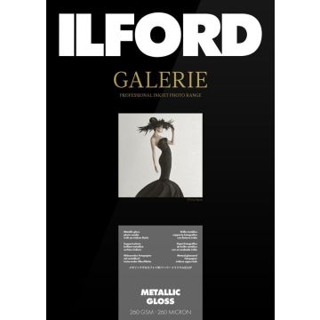 Ilford Galerie Metallic Gloss 260g 13x18 100 loksnes inkjet papīrs