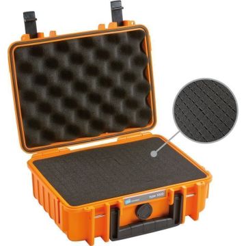 BW Outdoor Cases tips 1000 / oranžs (iepriekš izgriezta putas)