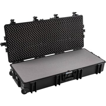 BW Outdoor Cases Type 7200 koferis pistolei/šautenei/ģitārai ar putu ieliktni, melns