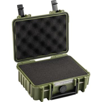 BW Outdoor Cases Type 500 / bronzas zaļa krāsa (iepriekš sagriezta putas)