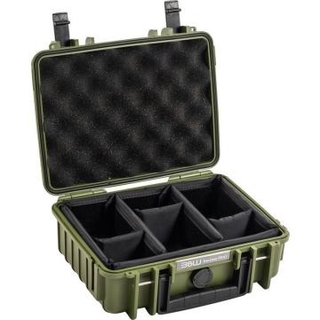 BW Outdoor Cases Tips 1000 / Bronzas Zaļš (dalītāja sistēma)