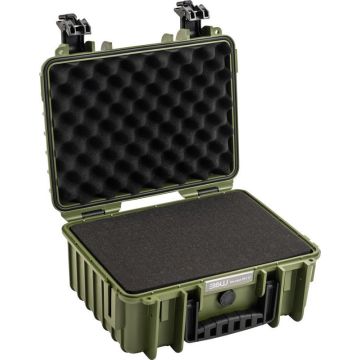 BW Outdoor Cases Type 3000 / Bronzas Zaļa (Priekšnozīmēta Putas)