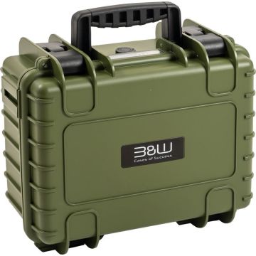 BW Outdoor Cases Type 3000 / Bronzas zaļš (dalītāju sistēma)