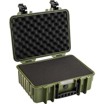 BW Outdoor Cases Tips 4000 / Bronzas Zaļš (iepriekš izgrieztā putas)