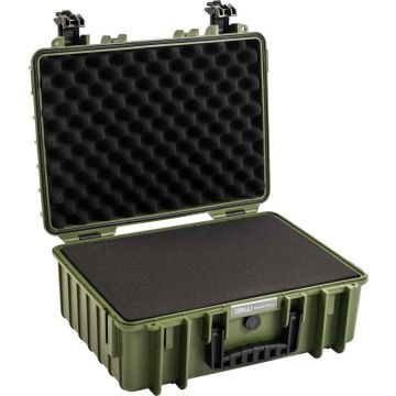 BW Outdoor Cases Type 5000 / Bronzas zaļš (iepriekš izgriezta porolons)