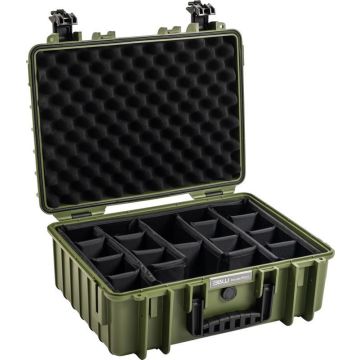 BW Outdoor Cases Tips 5000 / Bronzas Zaļš (dalītāja sistēma)