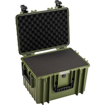 BW Outdoor Cases Type 5500 / Bronzas zaļš (iepriekš sagriezta putas)