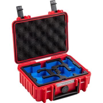 BW Outdoor Case Type 500 for DJI Osmo Pocket 3 Creator Combo, red