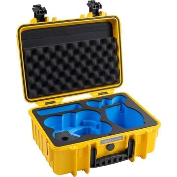 BW Outdoor Cases Type 4000 koferis, paredzēts DJI Avata2, dzeltens