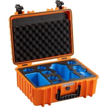 BW Outdoor Cases Type 5000 koferis, paredzēts DJI Mavic 4 Pro, oranžs
