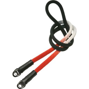 Artisan & Artist ACAM-316G Gradation silk camera strap, black/red