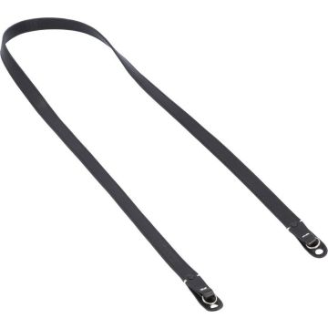 Artisan & Artist ACAM-288 leather strap with longer length (with ring-type/eyelets), black
