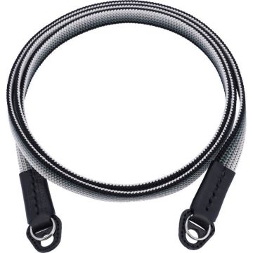 Artisan & Artist ACAM-322A silk camera strap (long), black/silver