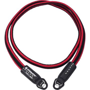 Artisan & Artist ACAM-310A silk camera strap, black/red