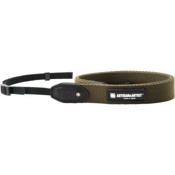 Artisan & Artist ACAM-110A slim cloth strap 25 mm (tape-type ends), khaki
