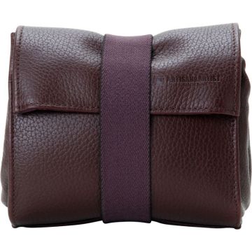 Artisan & Artist ACAM-77 kipskin leather pouch (S), brown