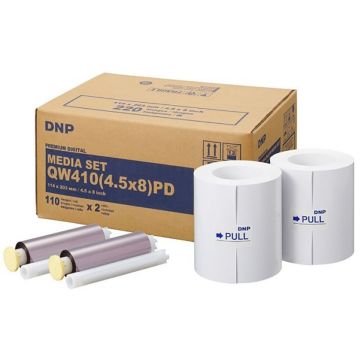 DNP Premium foto papīrs 220 izdrukām 11x20, paredzēts DP-QW410