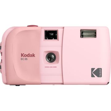 Kodak EC35 filmas kamera, rozā + Kodak Ultra Max 24 kadri