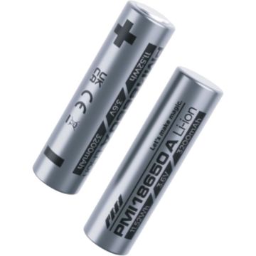 PMI 18650 Lithium-Ion 3,6V akumulatori, 2 gab.
