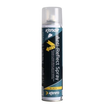 Kenro matēts pretatspīduma aerosols, paredzēts melnām virsmām