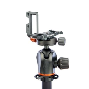 3 Legged Thing Zayla Dedicated L bracket Grey for Nikon Z50, PEAK DESIGN and ARCA compatible