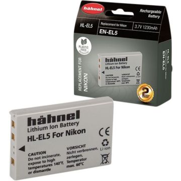 Hähnel HL-EL5 / EN-EL5 akumulators paredzēts Nikon kamerām