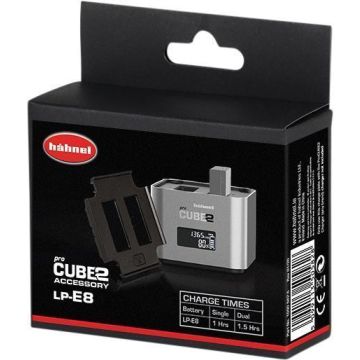 Hähnel ProCUBE 2 lādētāja plate Canon LP-E8 akumulatoram