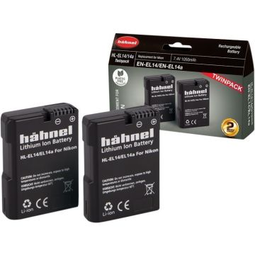 Hähnel akumulators Nikon HL-EL14/14A / EN-EL14/14A 2 gab.