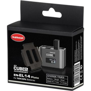 Hähnel ProCUBE 2 plate Nikon EN-EL14 akumulatoram