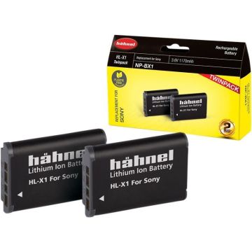 Hähnel akumulatoru komplekts Sony HL-X1 / NP-BX1 2 gab.