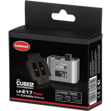 Hähnel ProCUBE 2 plāksne paredzēta Canon LP-E17 akumulatoram