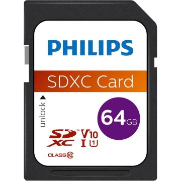 Philips SDXC Karte 64GB Class 10 UHS-I U1