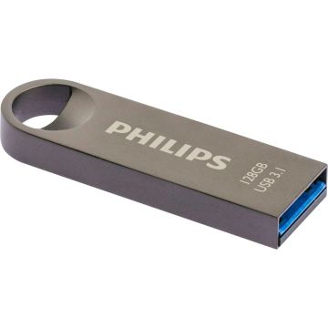 Philips USB 3.1 128GB Mēness Kosmosa Pelēks