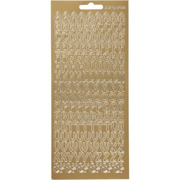 Focus Stickers Gold Letters Design 2