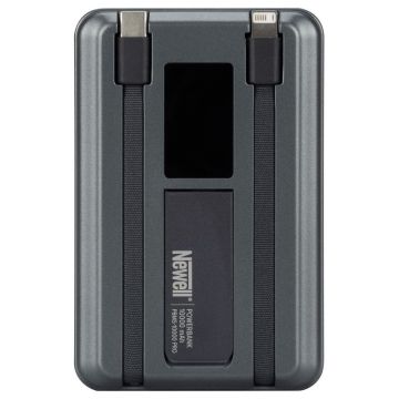 Newell MS-10000 Pro MagSafe Ārējais Akumulators - 10000 mAh USB-C-Lightning - Pelēks