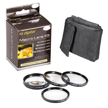 +1 +2 +4 +10 Makro komplekts 62mm