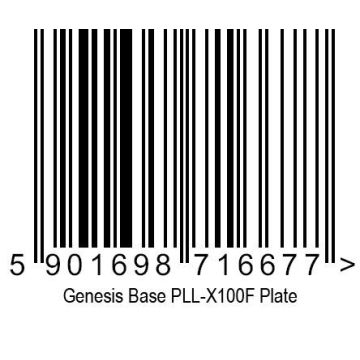 Genesis Base PLL-X100F L veida ātrā plate