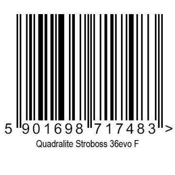 Quadralite Stroboss 36evo F zibspuldze
