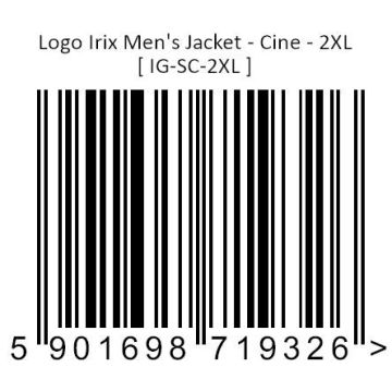 Logo Irix vīriešu jaka - Cine - 2XL [ IG-SC-2XL ]