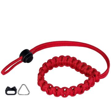 Genesis Gear Paracord kameras rokas siksniņa, sarkana