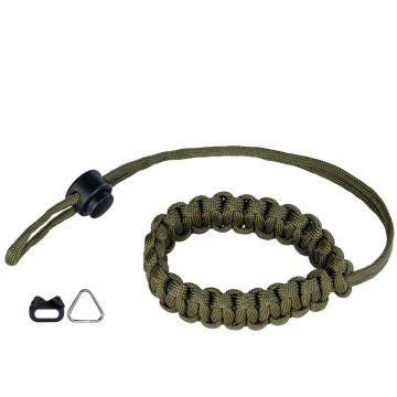 Genesis Gear Paracord kameras rokas siksniņa, armijas zaļa