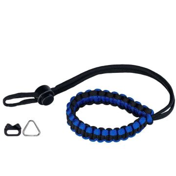 Genesis Gear Paracord kameras rokas siksniņa, zila/melna