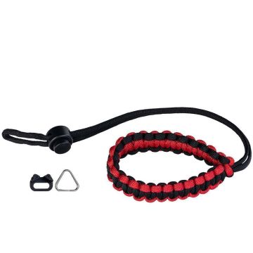 Genesis Gear Paracord kameras rokas siksniņa, sarkana/melna