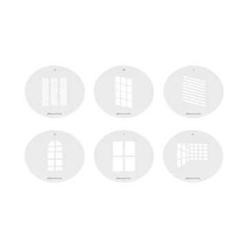 Quadralite Gobo komplekts Windows 58mm